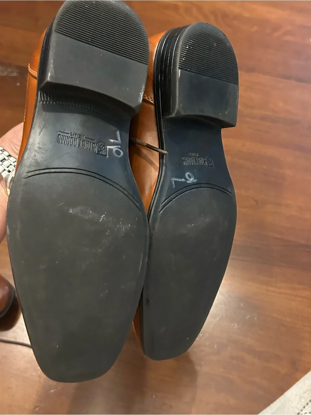 Stacy Adams Boys Brown Lace-Up Dress Shoes